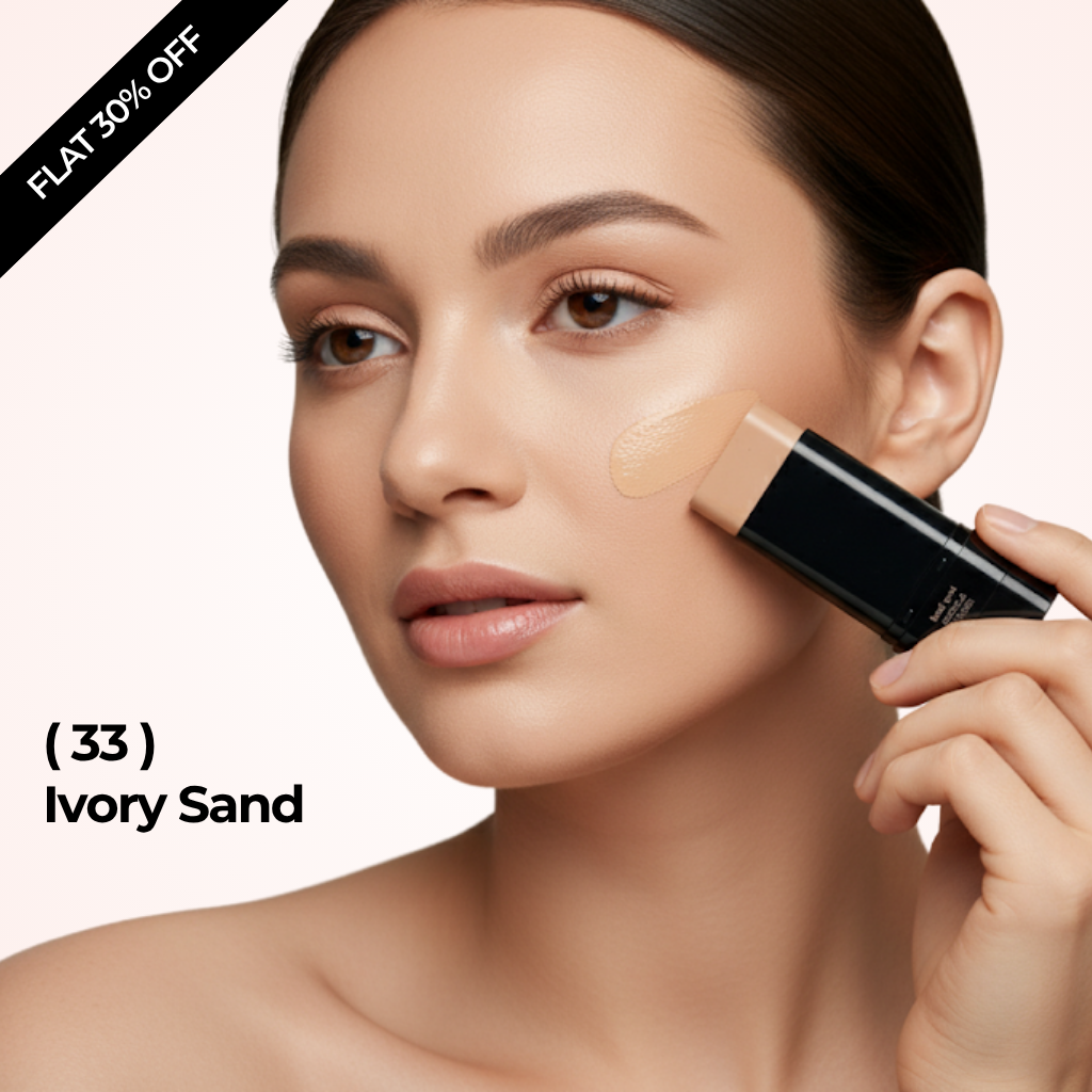 2 in 1 Korean Instant Foundation Stick with Brush (SPF50, 20 gm)