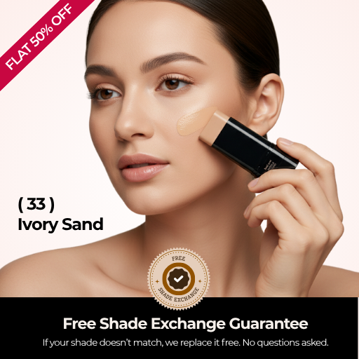 2 in 1 Korean Instant Foundation Stick with Brush (SPF50, 20 gm)