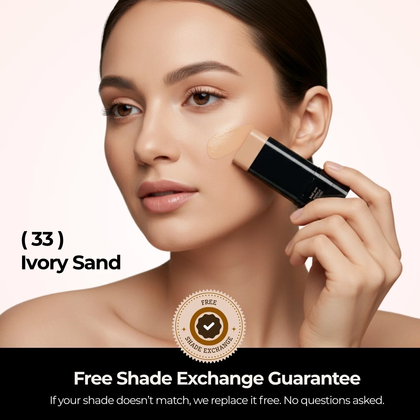 2 in 1 Korean Instant Foundation Stick with Brush (SPF50, 20 gm)