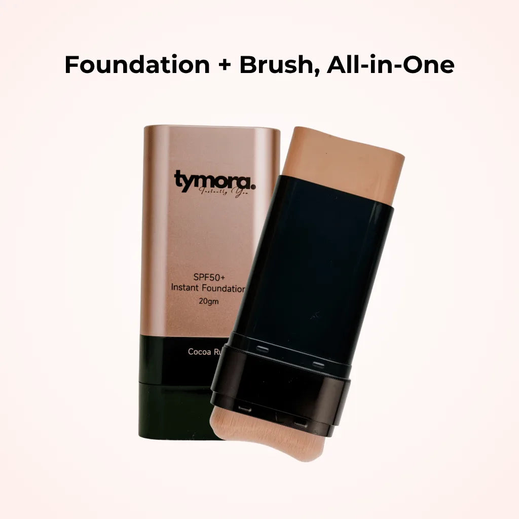 2 in 1 Korean Instant Foundation Stick with Brush (SPF50, 20 gm)