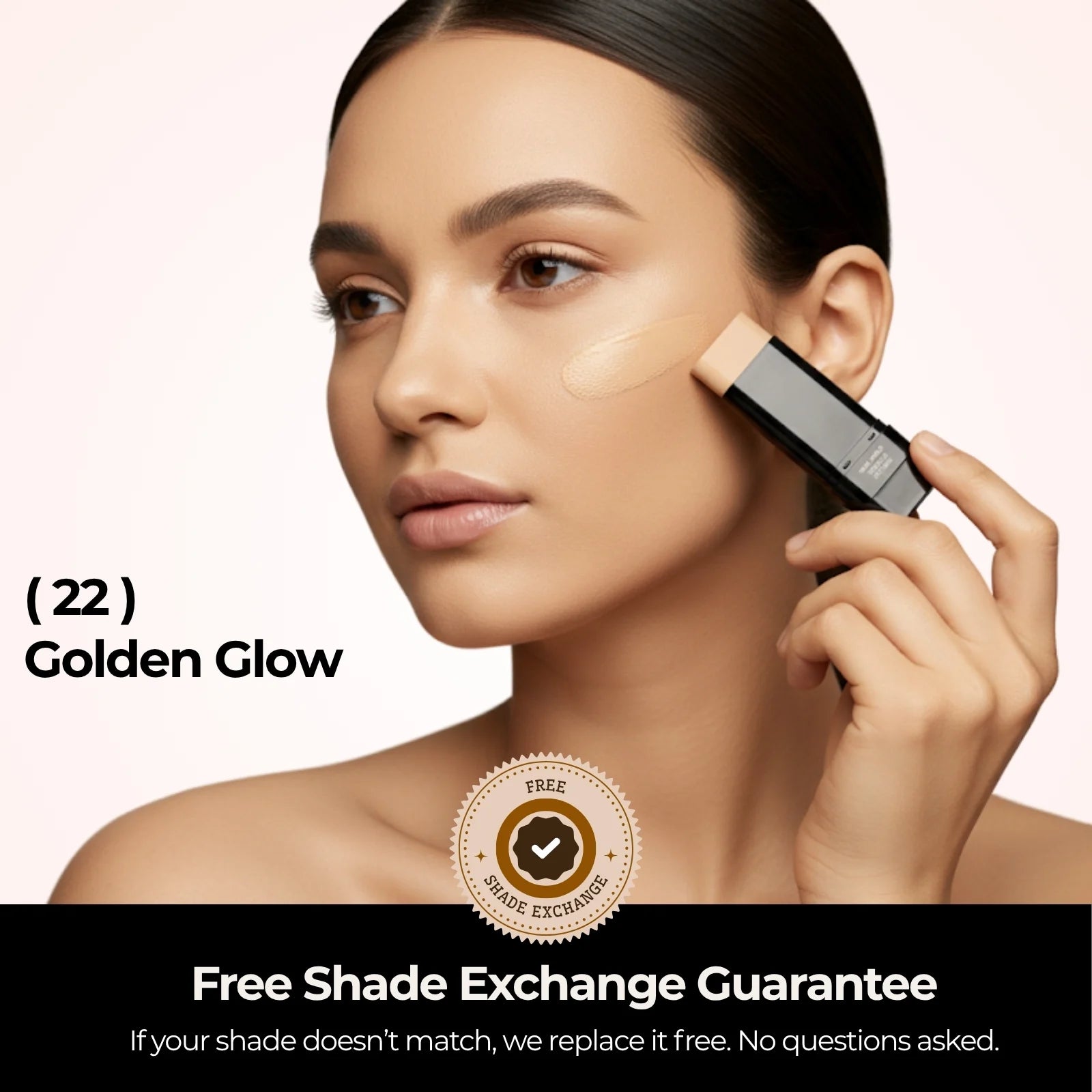 2 in 1 Korean Instant Foundation Stick with Brush (SPF50, 20 gm)